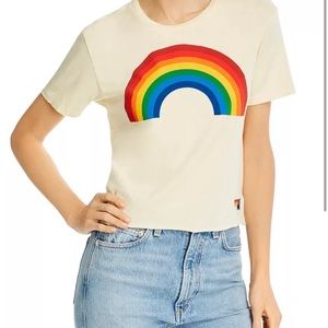 Aviator Nation Rainbow Tee-Size Small